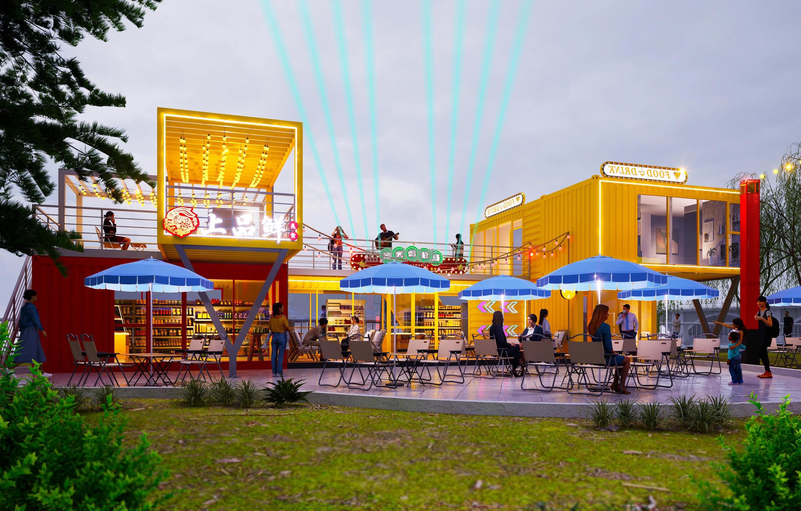 紅集裝箱可以做二層嗎？？在設(shè)計做兩層的話如何考慮安全